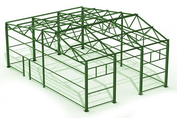 Проект склада из металлоконструкций 13x9
