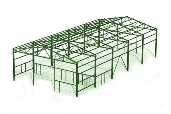 Проект склада из сэндвич панелей 15x30x6